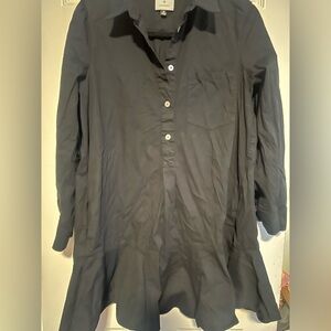 Tuckernuck Callahan Shirt Dress in Black - Size M